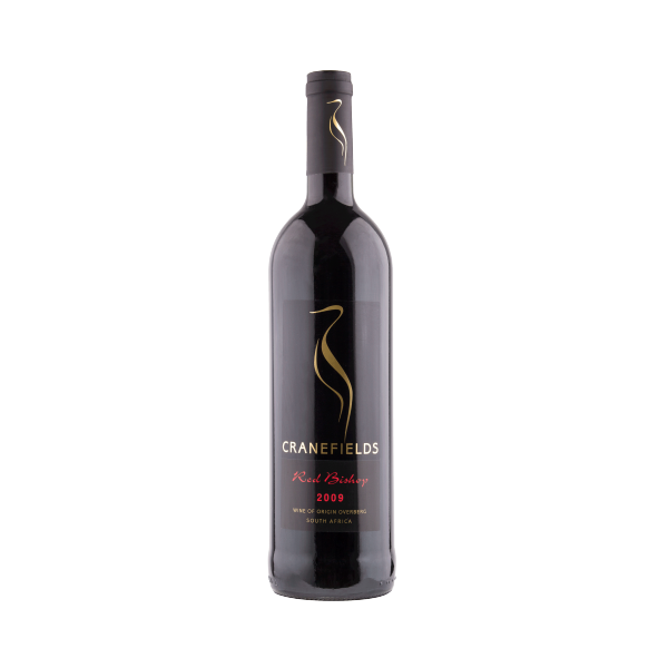 Rotwein in der Flasche